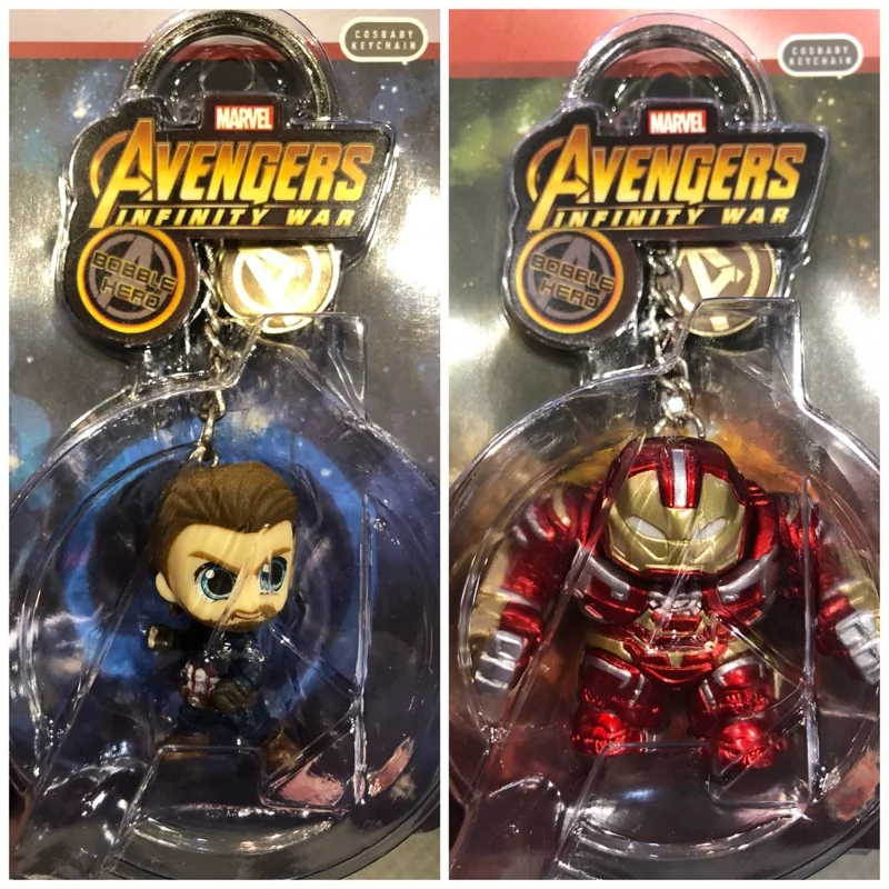 Hot Toys Avengers: Infinity War Keychains — Captain America & Hulkbuster