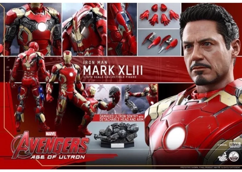 Hot Toys QS005 Iron Man Mark XLIII — Age of Ultron, 1/4 Scale