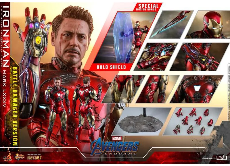 Hot Toys MMS543D33 Iron Man Mark LXXXV — Battle Damaged, Special Edition
