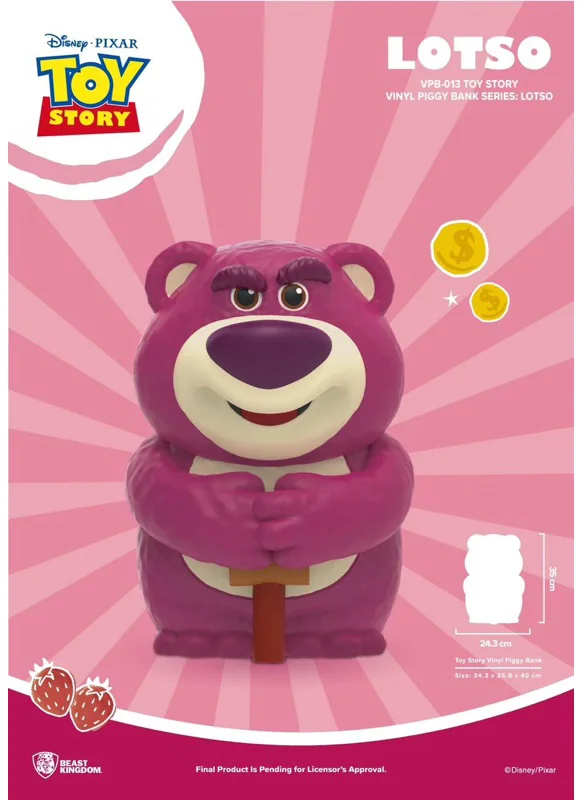 Beast Kingdom VPB-013 Lotso Coin Bank — Toy Story, 35 cm