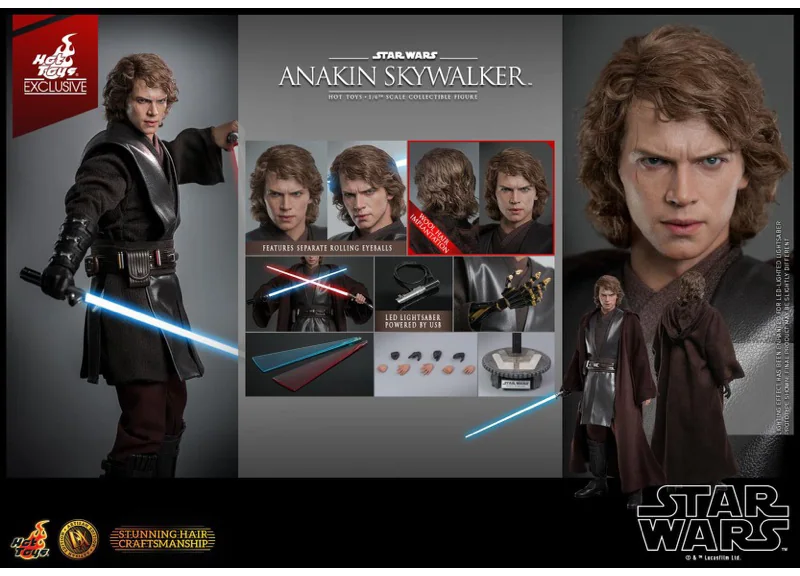 Hot Toys DX34AE Anakin Skywalker — Rooted-Hair Limited Edition