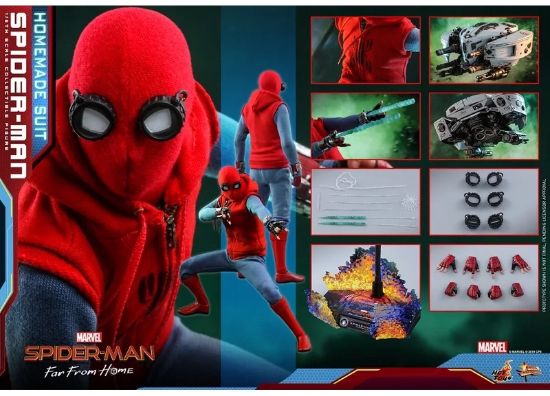 Hot Toys MMS552 Spider-Man — Far From Home, Homemade Suit
