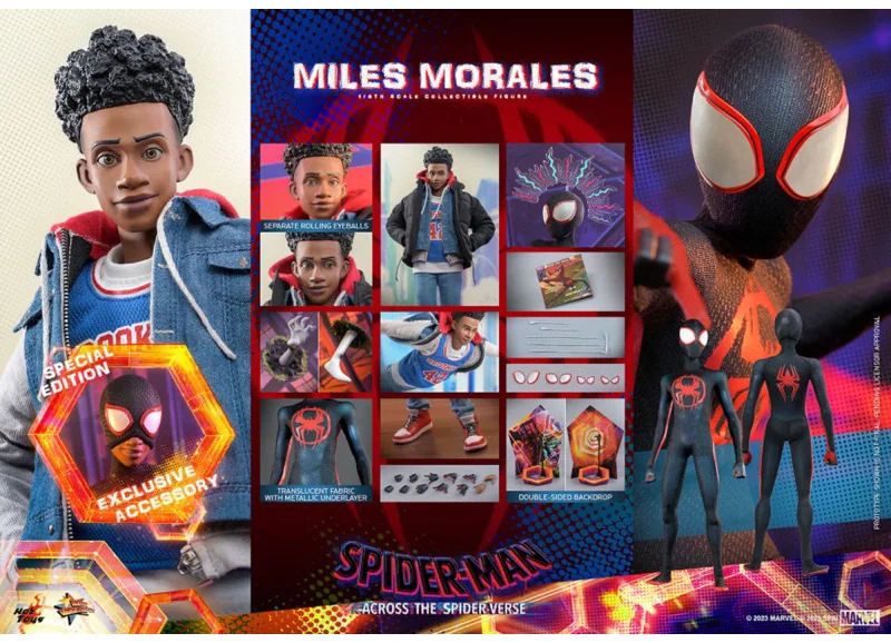 Hot Toys MMS710B Miles Morales — Across the Spider-Verse, Special