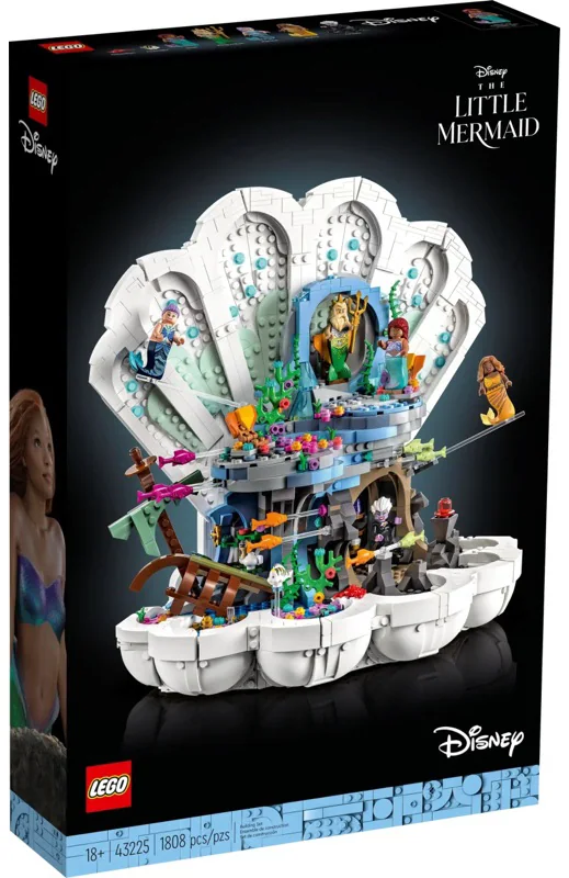 LEGO Disney 43225 Ariel's Shell Palace — The Little Mermaid