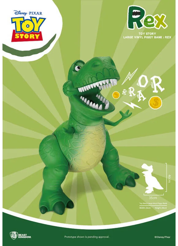 Beast Kingdom Rex Coin Bank — Toy Story, 46 cm