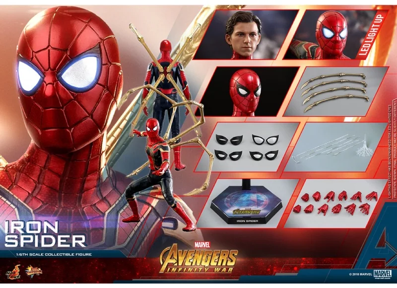 Hot Toys MMS482 Iron Spider — Avengers: Infinity War