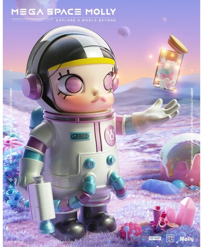 POP MART MEGA Collection Molly 400% — Jelly Bean