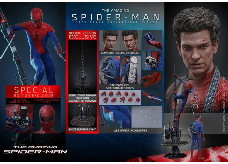 Hot Toys MMS772B The Amazing Spider-Man — Deluxe, Special Edition