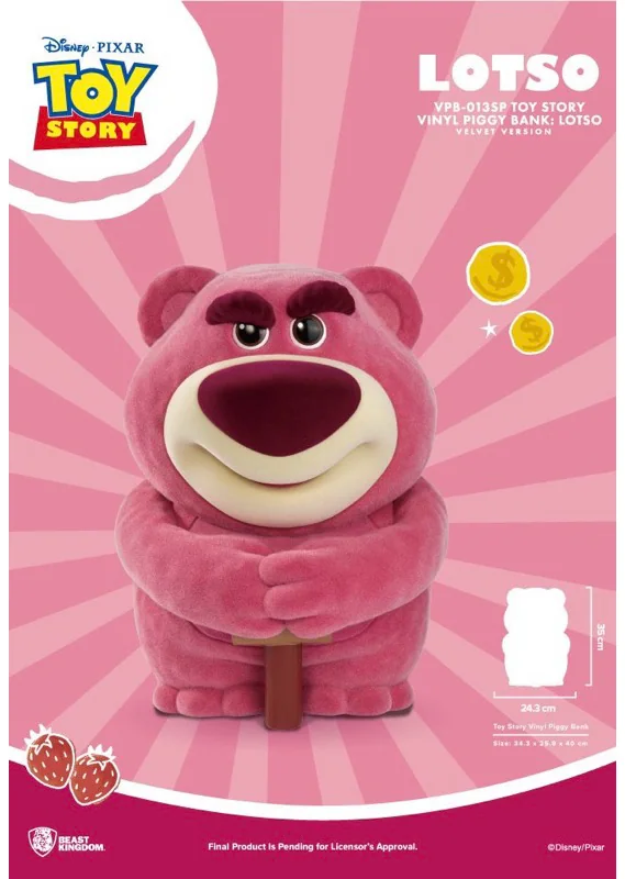 Beast Kingdom VPB-013SP Lotso Coin Bank — Toy Story, 35 cm
