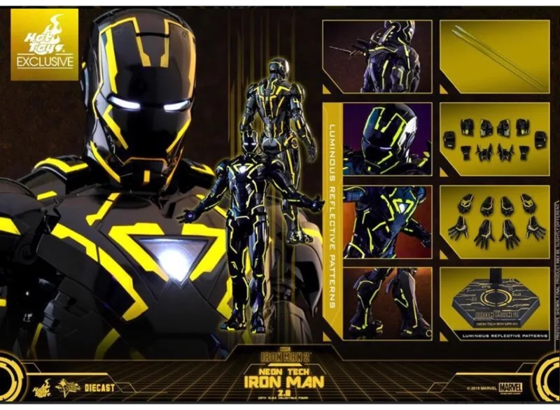 Hot Toys MMS523D29 Neon Tech Iron Man Mark VI — Limited Edition