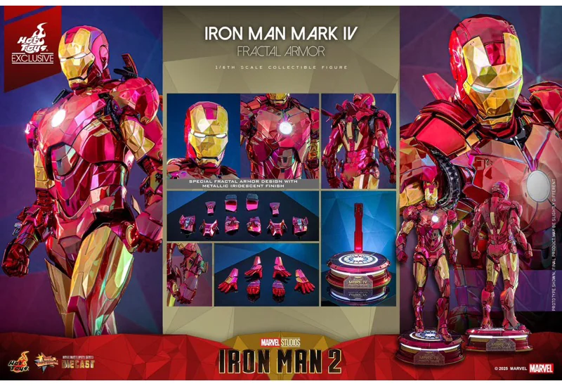 Hot Toys MMS792D70 Iron Man Mark IV — Iridescent Limited Edition