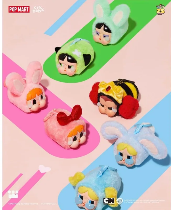 POP MART CRYBABY × The Powerpuff Girls — Plush Blind Box, Lisa Variant
