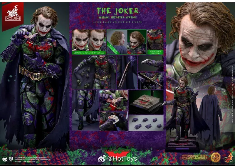 Hot Toys MMS752AE The Joker — Batman Impostor, Rooted-Hair Limited