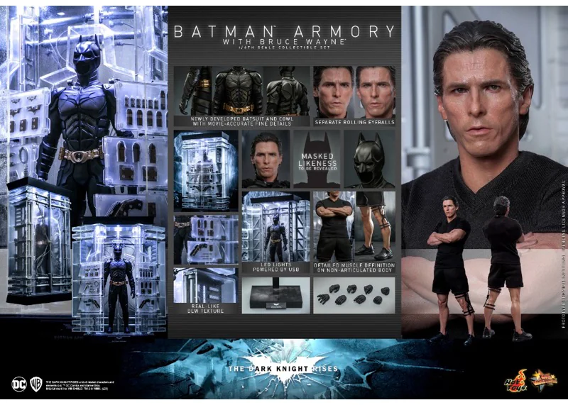 Hot Toys MMS702 Batman Armory with Bruce Wayne — The Dark Knight