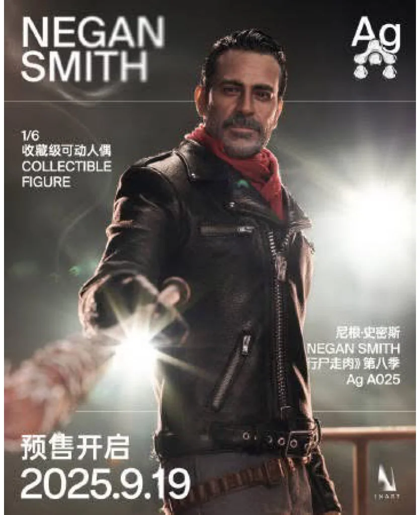 INART AG-A025 Negan Smith — The Walking Dead Season 8, Rooted Hair