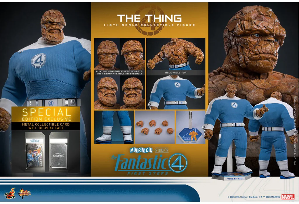 Hot Toys MMS813B The Thing — The Fantastic Four, Special Edition
