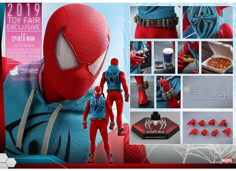 Hot Toys VGM34 Spider-Man — Scarlet Spider Suit, Limited Edition