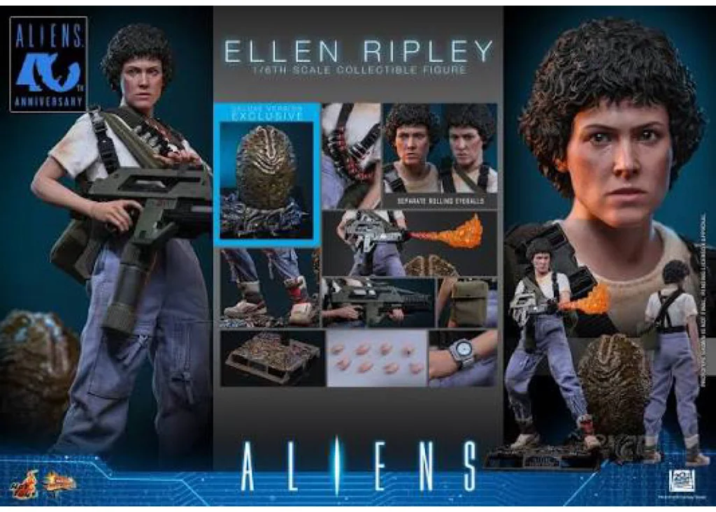 Hot Toys MMS895 Ellen Ripley — Aliens, Deluxe Edition
