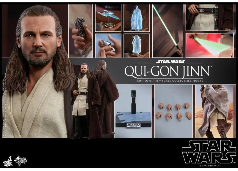 Hot Toys MMS525 Qui-Gon Jinn — Star Wars: The Phantom Menace