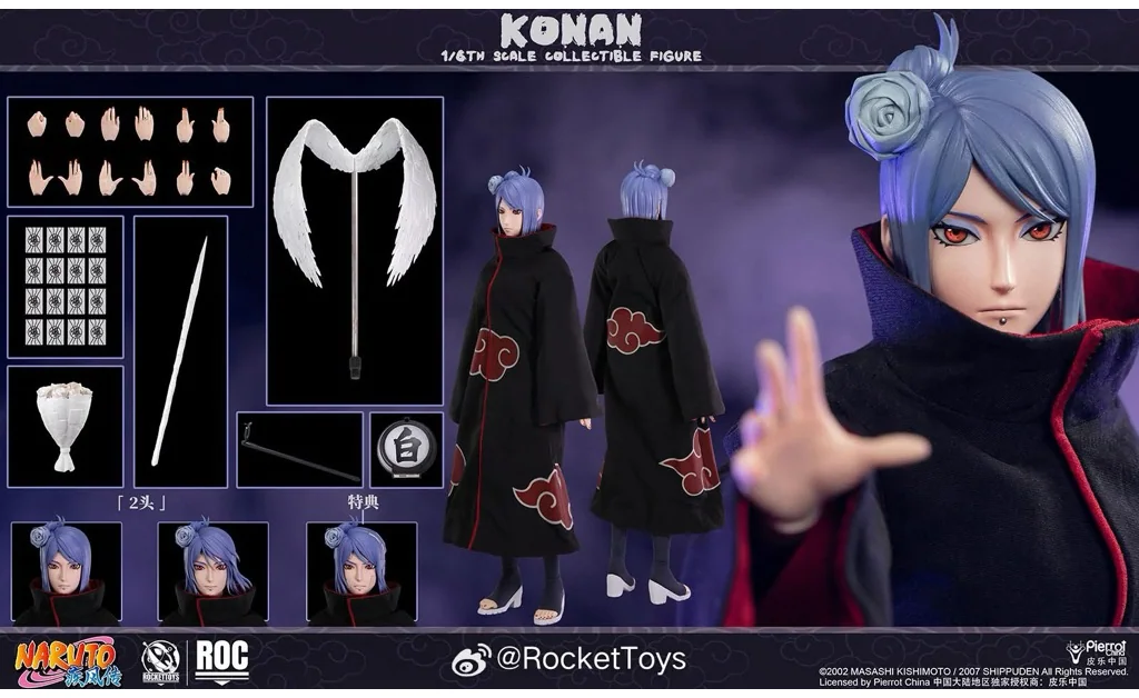 Rocket Toys ROC-023 Konan — Naruto Shippuden, Akatsuki