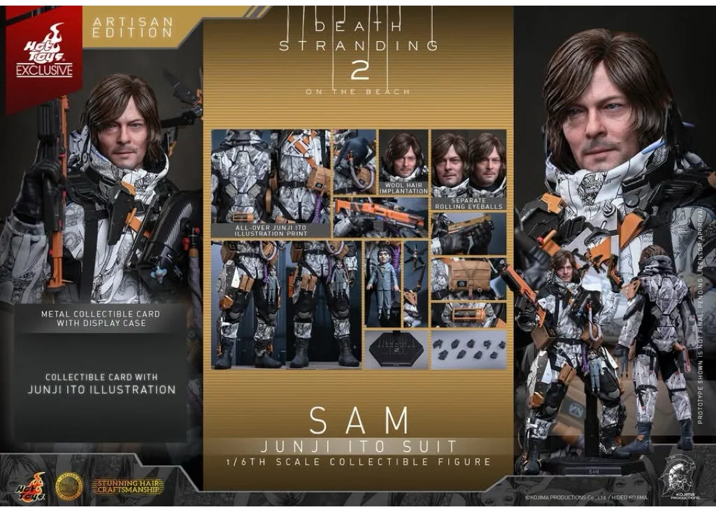 Hot Toys VGM90AE Sam — Death Stranding 2, Rooted-Hair Limited