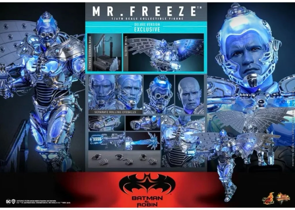 Hot Toys MMS800 Mr. Freeze — Batman & Robin, Deluxe Edition