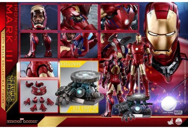 Hot Toys QS012 Iron Man Mark III — 1/4 Scale